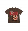 Travis Scott Never Backward T-shirt Brown