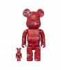 Bearbrick Amplifier Buck Tik Hisashi Lmai 100% & 400% Set Red