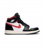 Кроссовки Air Jordan 1 Retro High Black Gym Red GS