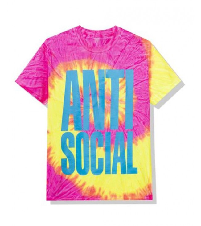 Футболка Anti Social Social Club Heatwave Pink Tie Dye