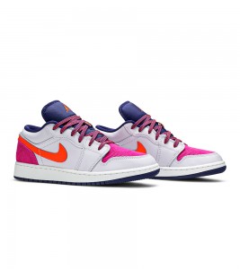 Кроссовки Air Jordan 1 Low Pink Corduroy GS - ???? ?20