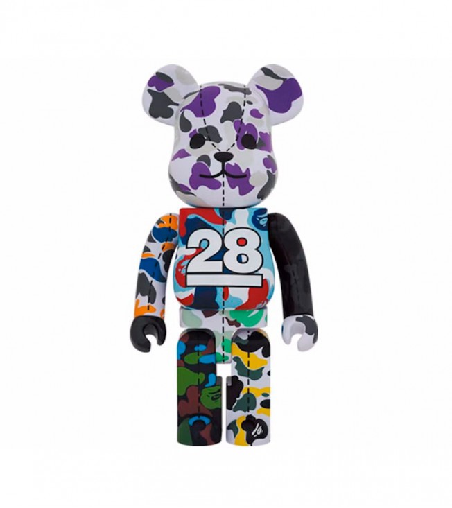 Bearbrick x BAPE 28th Anniversary Camo #1 1000%