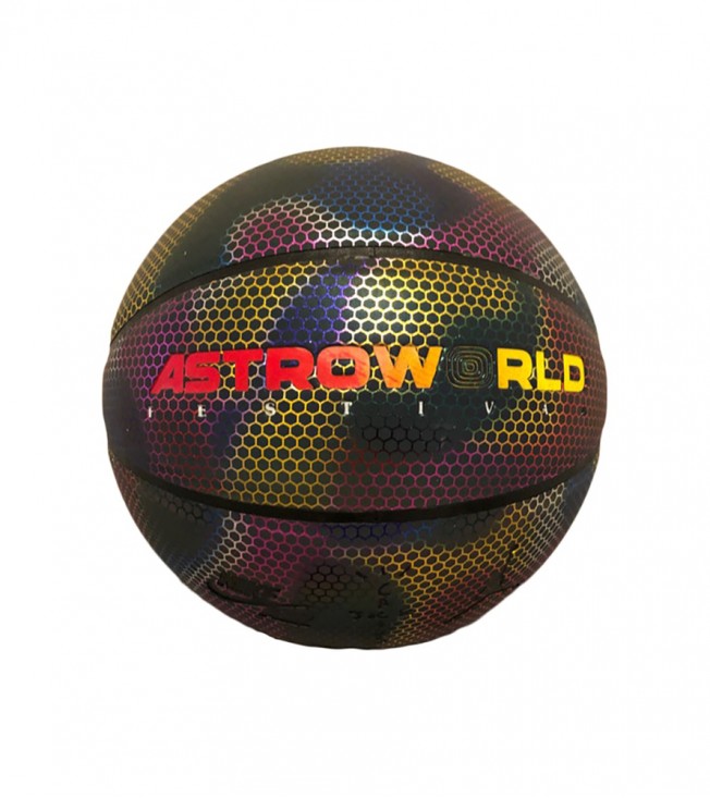Баскетбольный мяч Travis Scott x Nike Basketball Black Multicolor