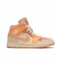 Кроссовки Jordan 1 Mid Apricot Orange WMNS