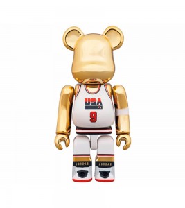 Bearbrick Michael Jordan 1992 Team USA (Dream Team) 100% & 400% Set Gold Chrome - ???? ?20