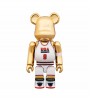 Bearbrick Michael Jordan 1992 Team USA (Dream Team) 100% & 400% Set Gold Chrome