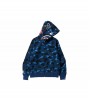 Худи BAPE Color Camo Shark Full Zip Hoodie Navy