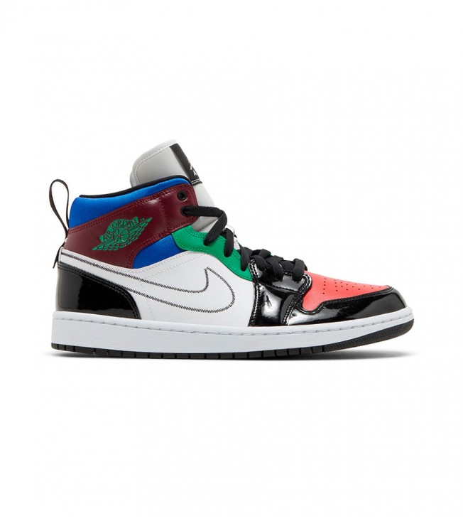 Кроссовки Air Jordan 1 Mid SE Multi-Color WMNS