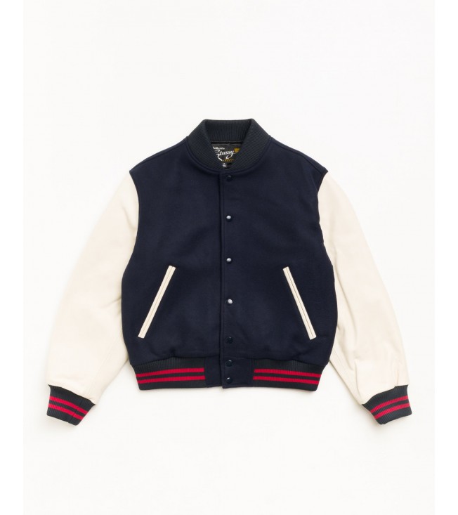 Куртка Stussy Wool Varsity Jacket Navy