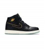 Кроссовки Air Jordan 1 Retro High La Black Gold GS
