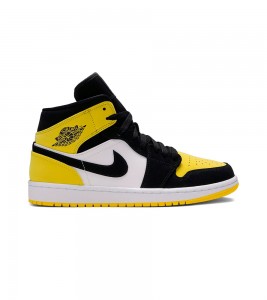 Кроссовки Air Jordan 1 Mid Yellow Toe