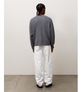 Свитер Stussy Waffle Cashmere Sweater Charcoal - Фото №2
