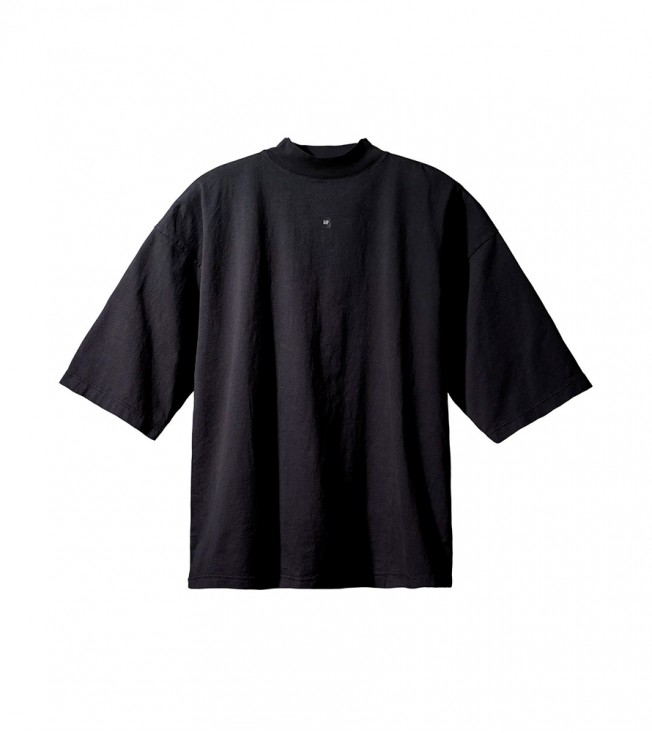 Футболка Yeezy Gap Engineered by Balenciaga Logo 3/4 Sleeve Tee Black