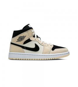Jordan 1 Mid Barely Orange Light Violet WMNS