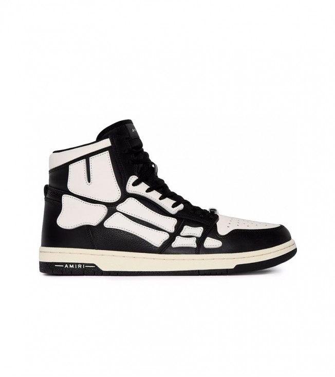AMIRI Skel Top Hi Black Black White