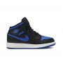 Кроссовки Air Jordan 1 Mid Black Royal GS