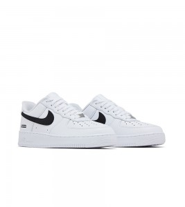 Nike Air Force 1 Low Supreme White Black - Фото №2