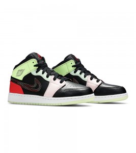 Кроссовки Air Jordan 1 Mid Glow In The Dark GS - ???? ?20