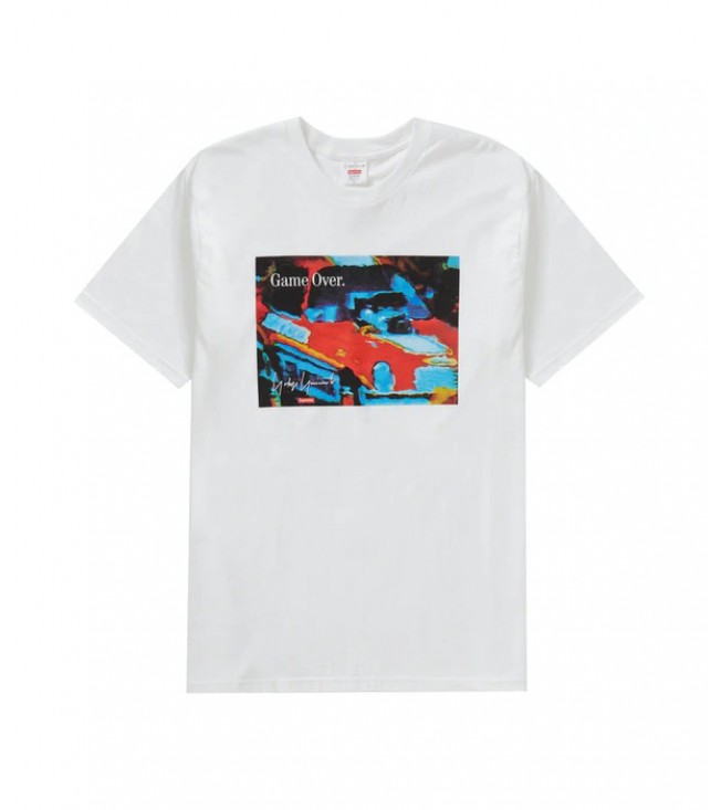 Футболка Supreme Yohji Yamamoto Game Over White