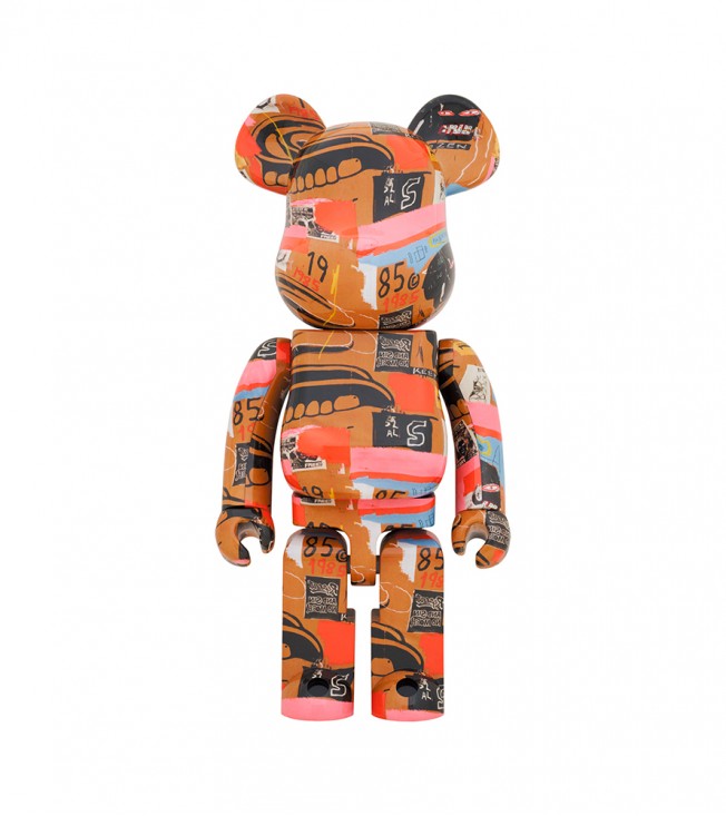 Bearbrick Andy Warhol x JEAN-MICHEL BASQUIAT #2 1000%