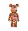 Bearbrick Andy Warhol x JEAN-MICHEL BASQUIAT #2 1000%