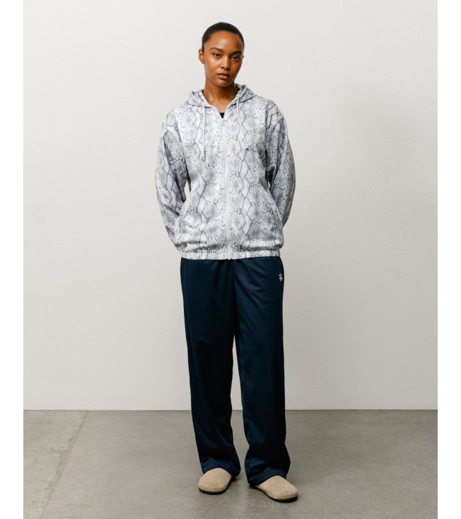 Худи Stussy Athletic Mesh Zip Hoodie Snake