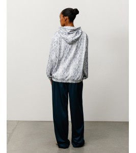 Худи Stussy Athletic Mesh Zip Hoodie Snake - ???? ?20