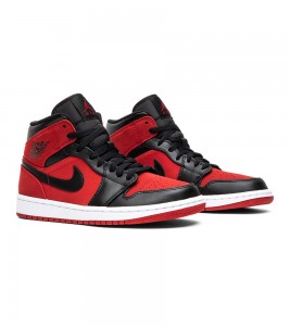 Кроссовки Air Jordan 1 Mid Gym Red Banned - ???? ?20