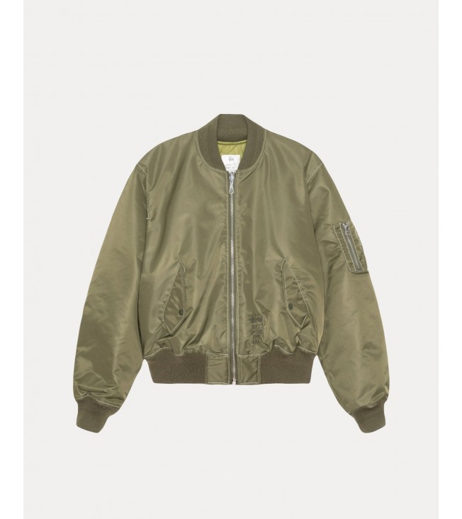Куртка Stussy Built Reversible Bomber Jacket Olive