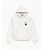 Худи Stussy Long Haul Zip Hoodie Off White