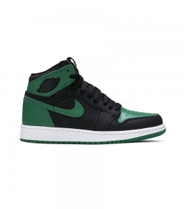 Кроссовки Air Jordan 1 Retro High Pine Green Black GS