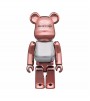 Bearbrick Medicom Toy Plus 100% & 400% Set Pink Gold Chrome Ver.