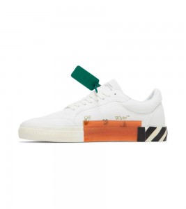 OFF-WHITE Vulc Low Cotton White White Blue Grey - ???? ?20