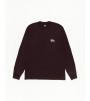 Лонгслив Stussy Basic Stüssy Ls Tee Chocolate