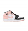 Кроссовки Jordan 1 Mid Arctic Orange Black Toe (GS)