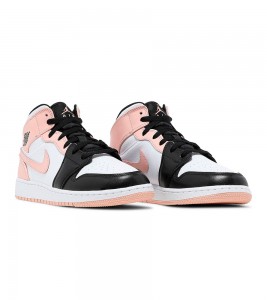 Кроссовки Jordan 1 Mid Arctic Orange Black Toe (GS) - ???? ?20