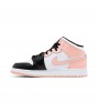 Кроссовки Jordan 1 Mid Arctic Orange Black Toe (GS)