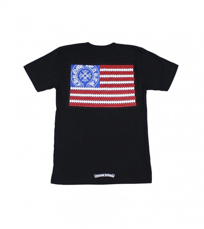 Футболка Chrome Hearts American Flag Dagger Black