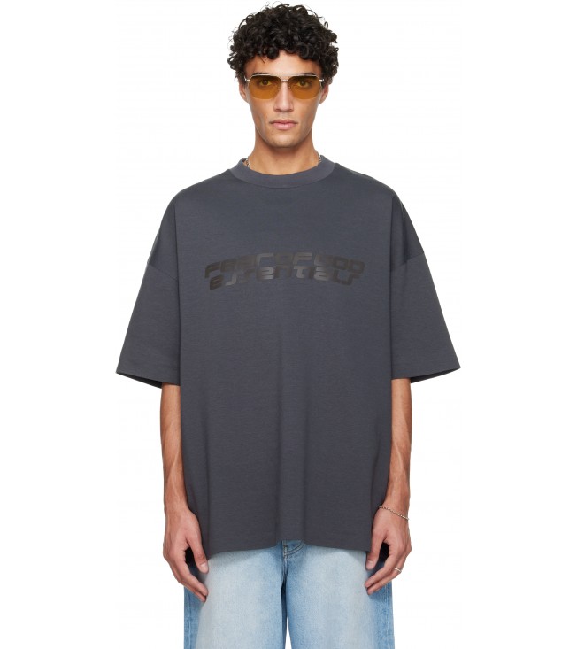 Футболка Fear Of God Essentials Gray Holiday 90s Short Sleeve T-shirt