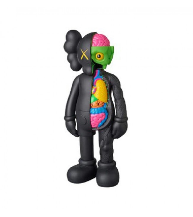 KAWS Companion Flayed Open Edition Vinyl Figure Black 28 см