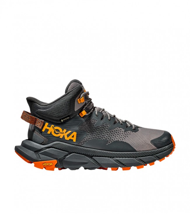 Hoka One One Trail Code GTX Castlerock Persimmon Orange 