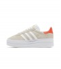 adidas Gazelle Bold Wonder Beige Collegiate Orange WMNS