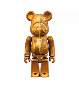 Bearbrick x BAPE Camo Shark 100% & 400% Set Gold - ???? ?20