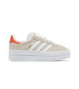 adidas Gazelle Bold Wonder Beige Collegiate Orange WMNS