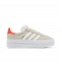 adidas Gazelle Bold Wonder Beige Collegiate Orange WMNS