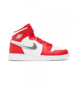 Кроссовки Air Jordan 1 Retro High Silver Medal GS