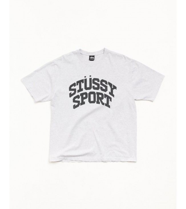 Футболка Stussy Block Sport Tee Ash Heather