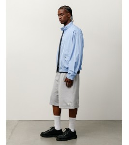Шорты Stussy Double Layer Jersey Short Grey Heather - Фото №2