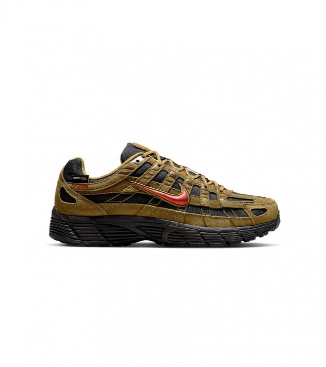 Nike P-6000 Premium Cordura Olive Flak Black Picante Red
