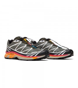Salomon XT-6 RECUT Beluga Russet Orange - Фото №2